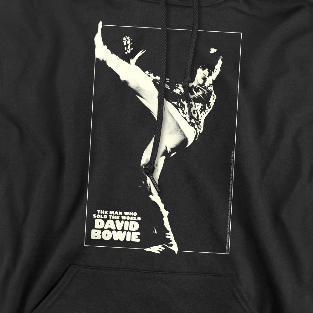David Bowie Mens The Man Cover Hoodie