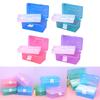 Plastic Storage Box with Tray Nail Art Organizer Toy Storing and Organising Case