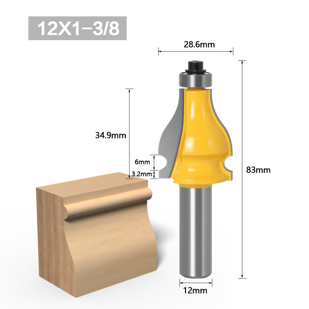 

12 1/2 Drum Handrail Cutters, Woodworking Line Cutters, Stair Handrail Cutters, Line Cutters, Woodworking Milling Cutters Drum armrest knife 12 handle