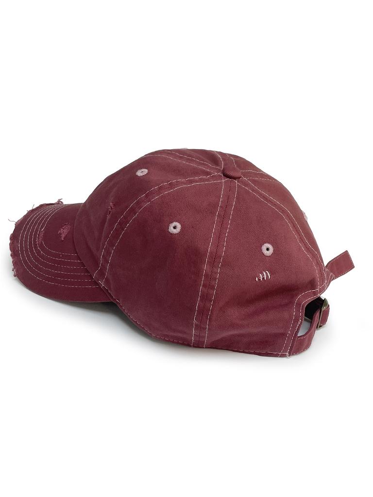 KIIACE Distressed Cap - Faded Red