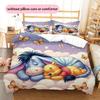 Eeyore and Winnie The Pooh Sleeping On Clouds - A Warm and Cozy Bedding Set, Perfect for Decorating A Child's Bedroom.