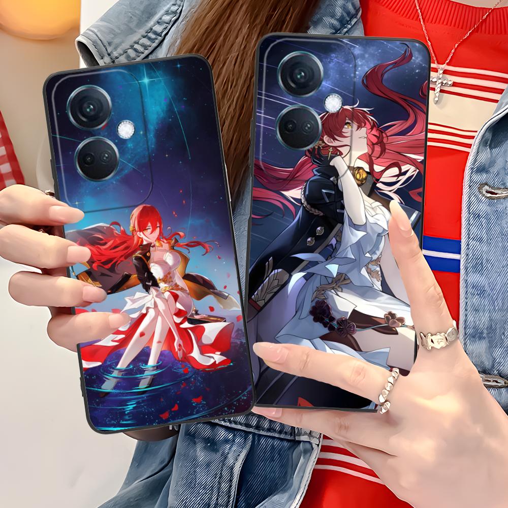 HSR Himeko Matte TPU Mobile Phone Case for OPPO Find X9 X8 X7 X6 X5 X3 X2 Plus s Pro Ultra Lite Colorful Printing Cover