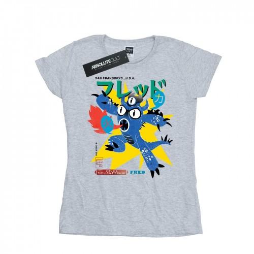 

Disney Womens/Ladies Big Hero 6 Fred Ultimate Kaiju Cotton T-Shirt XXL білий
