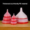 Plastic Funnel Set Food-Grade Large Mouth Liquid Transfer Funnels Oil Wine Pouring Funnels Kitchen