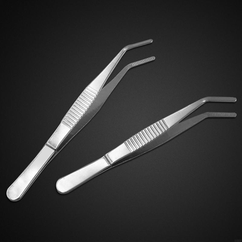   Stainless Steel Tweezers All-purpose Forceps Professional Tweezers Tongs
