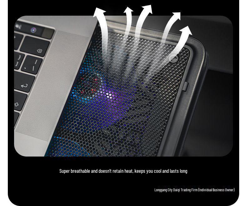 2025 Air-Cooled Gaming Laptop Cooler Stand for 15.6"-16" Computers