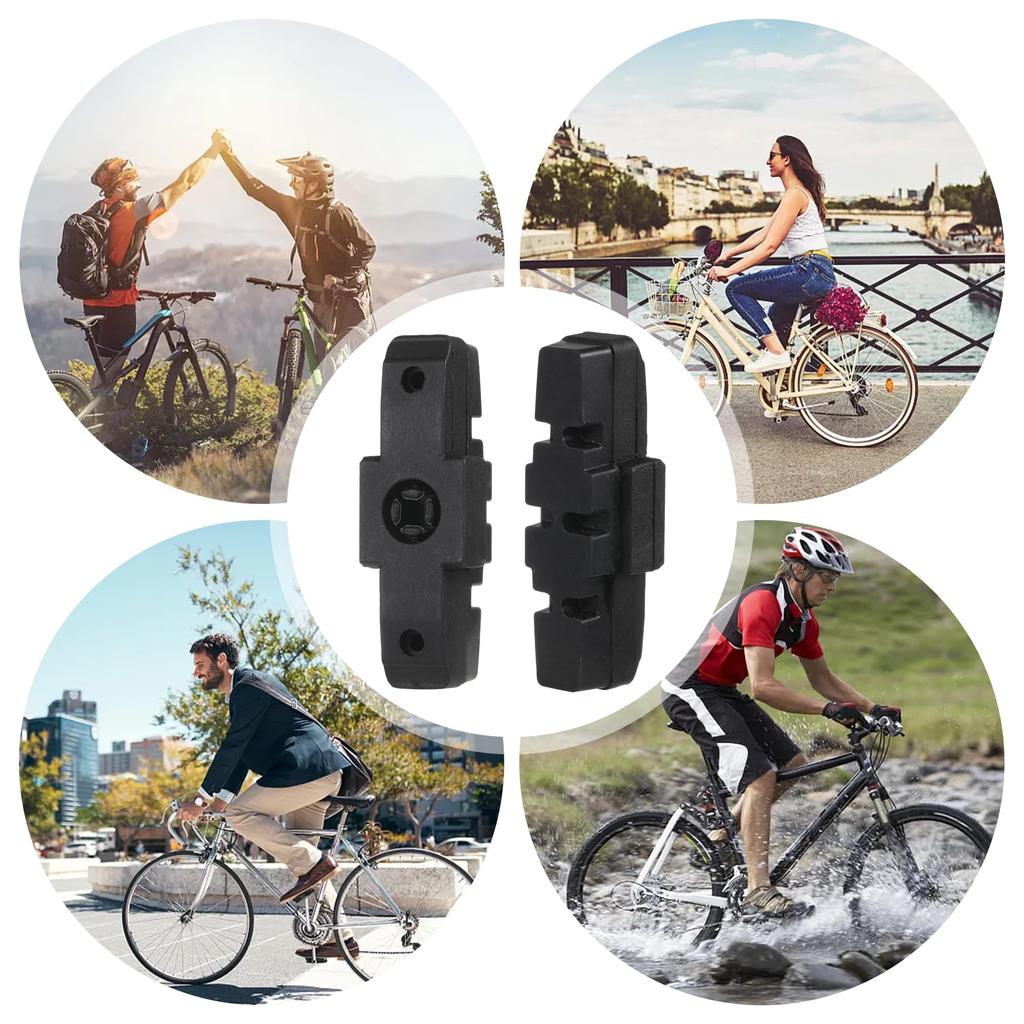 8 ks Černé snadná instalace brzdové čelisti pro Magura HS11/HS22/HS33 Široká kompatibilita Vysoký výkon