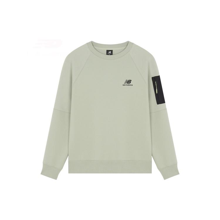 New Balance Men s New Balance Logo Printing Round Neck Pullover Green AMT21359-PGE XL