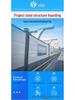 Prefabricated Steel Structure Safety Barrier for Road and Subway Construction Sites