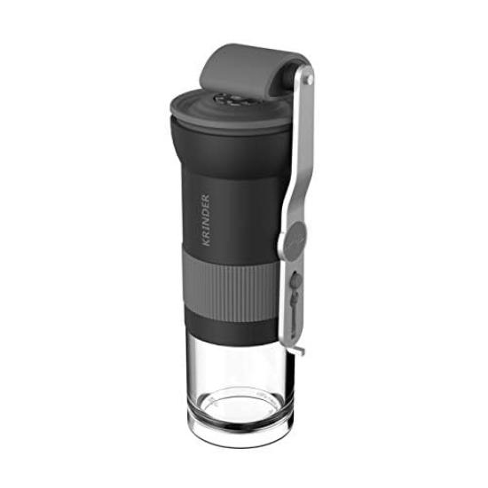 Cafflano Grinder, Portable Coffee Mill, Outdoor, Extra Fine Grind for Espresso, Made In Italy, Metal Conical Blade, Compact, High Performance, Coffee