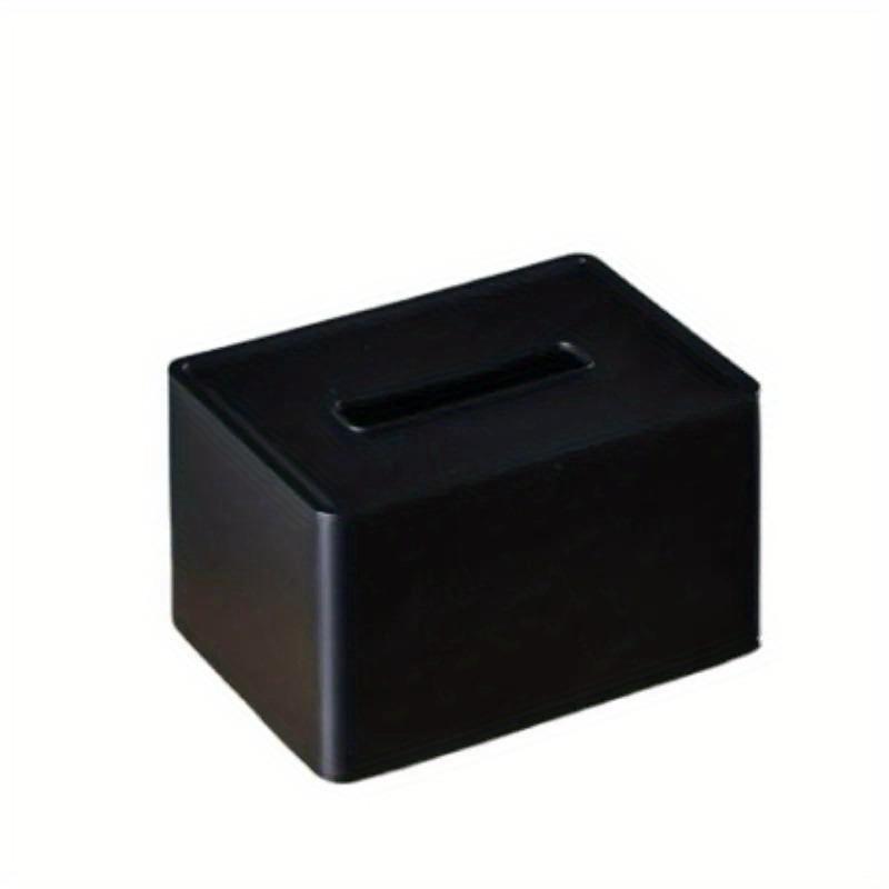 1PC Simple Solid Color Tissue Box Living Room Tissue Box Storage Box Plastic Bottom Cap Tissue Box