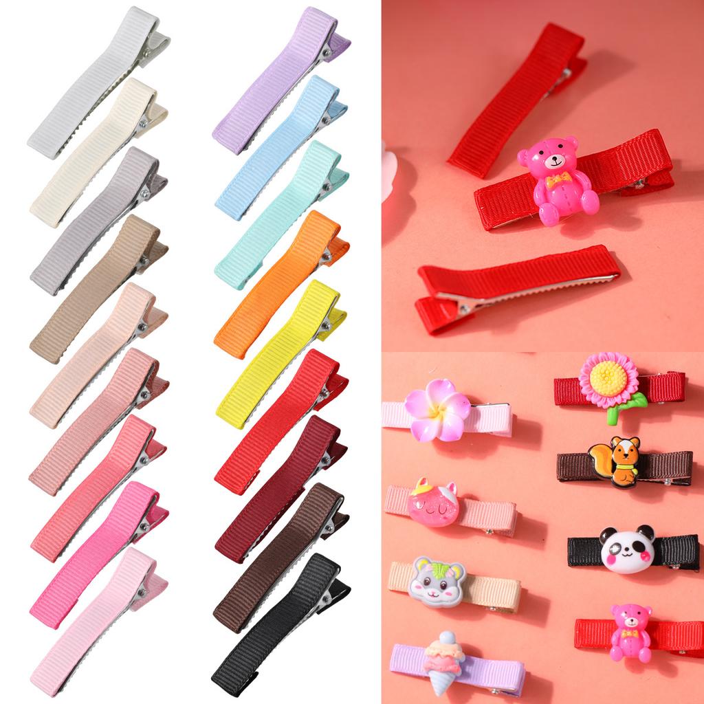 Thickened Duckbill Clips Fabric Hair Clips Edge ClipsHandcrafted Hair Accessory Materials Hair Accessory Accessories