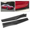 2pcs Universal Car Side Skirt Rocker Splitters Scratch Proof Winglet Diffuser 450mm 17.7in