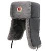 Winter Woolen Hat With Soviet Emblem Men Women Warm Ear Protection Cap Outdoor Cold Weather Accessory