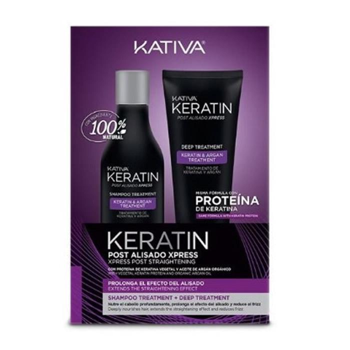 

Kativa Keratin Post Smoothing Set Xpress Набор из 2 предметов