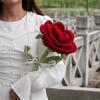 Giant Knitted Rose Handmade Knitted Hook Weaving Companion Gift For Couples