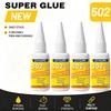 Quick-Drying Repair 502 Super Glue Instant Adhesive Universal For Home Party Gift Decor DIY Projects Strong Bond Wood Glass Tool