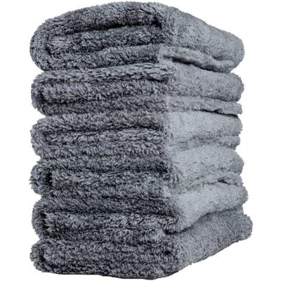 1/2/3/6Pcs 16Inch X 16Inch 400Gsm Edgeless Microfiber Car Towels Ultra Soft Auto Detailing Wash Drying Polishing Cloth