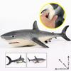 62.5cm Large Size Megalodon Great White Shark Simulation Animal Model Toy For Kids