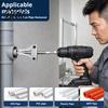 Damaged Bolt Extractor Broken Pipe Tool for 1/2" 3/4" 1" Pipe Screw Thread Valve Disassembly Remover with Universal Hexagonal Handle Effortless