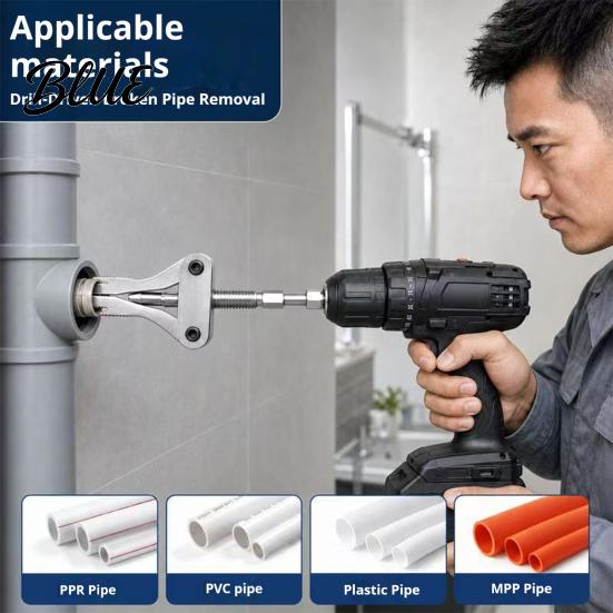 Damaged Bolt Extractor Broken Pipe Tool for 1/2" 3/4" 1" Pipe Screw Thread Valve Disassembly Remover with Universal Hexagonal Handle Effortless