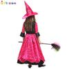 Children's Clothes Makeup Ball Witch Costume Rose Red Imitation Witch Dress Long Skirt