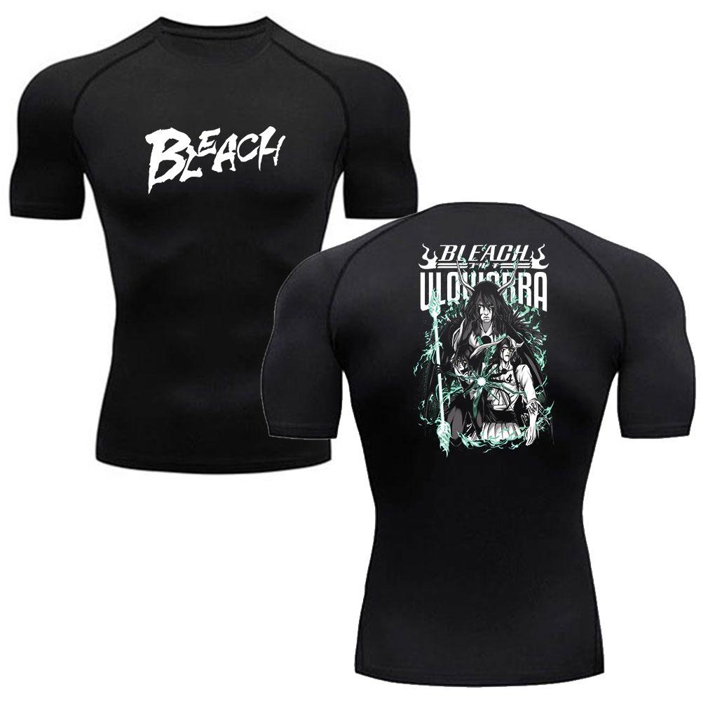 

Аніме Bleach Компресійна футболка Чоловіча Фітнес Зал Спорт Біг Футболка Рашгард Топи Футболка Швидкосохнуча Футболка з коротким рукавом для чоловіків XXL