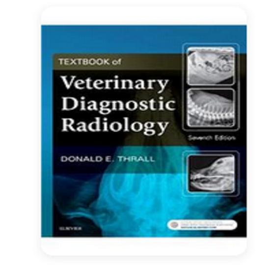 Textbook of Veterinary Diagnostic Radiology Hardcover q530 US-Zn20