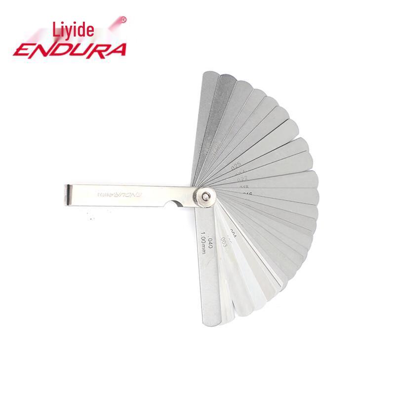 ENDURA 32-Piece Metric & Imperial Feeler Gauge Set
