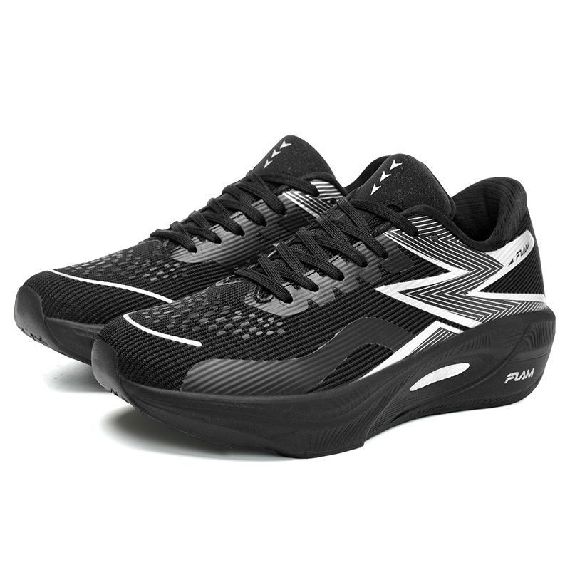 

2025 Outdoor Lightweight Shock Absorption Professional Running Shoes Men s and Women s Full Palm Carbon Board Breathable Racing Training Shoes 45