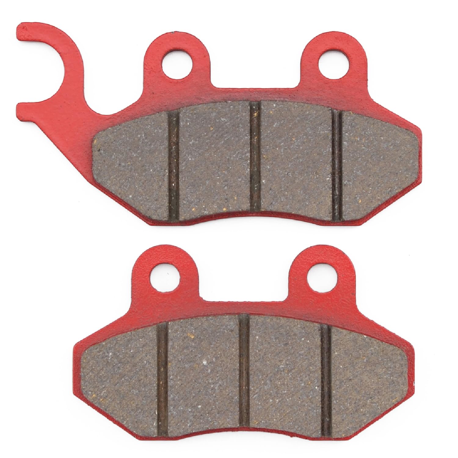 Daytona Motorcycle Brake Red Pads Front Brake Pads for Swish Part Serial 96 Pads, (Semi-Metallic Pads), (19), etc., Number 67553, No