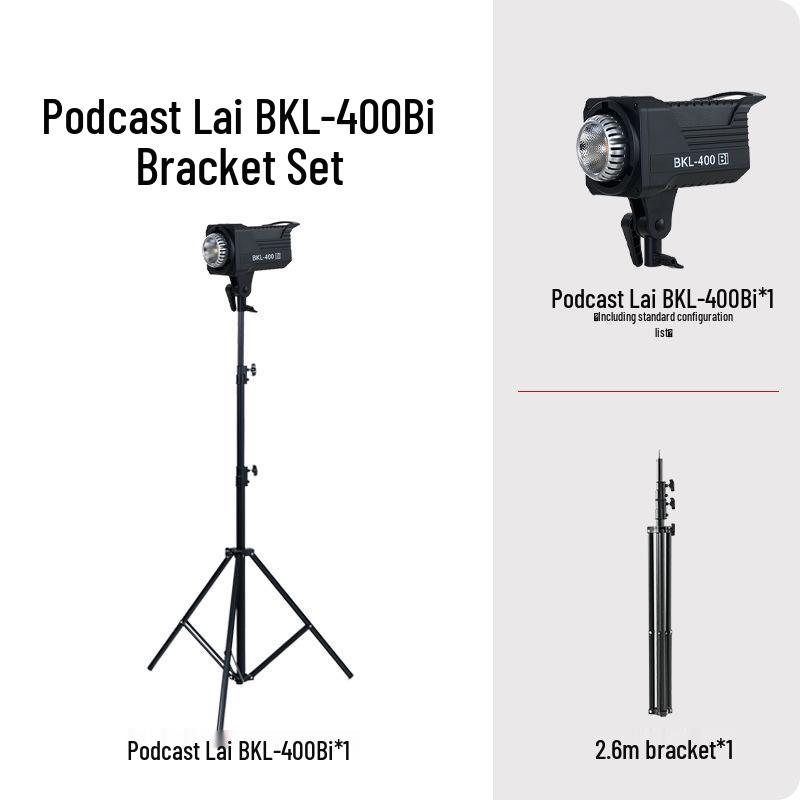 Holofote Yingbang 400W para Transmissão ao Vivo - Luz Suave de Preenchimento para Fotografia e Beleza