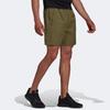 Adidas Casual Shorts Men's Dark Olive Green Thin HC6856