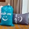 Nylon Laundry Bag Travel Bags Storage Organizer Pouch Hamper Wash Machine Washable Dirty Clothes Drawstring Bag