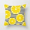 45*45 Fruit Cushion Cover For Wedding Decoration Pillow Case Avocado Orange Strawberry Print Home Decor Party