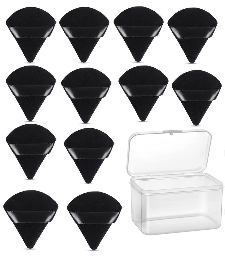 Cross-Border Triangle Powder Puff: Loose Powder Makeup Tool