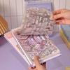 PET Cute Miniature Landscape Sticker Collection Coil Binding Miniature Scene Collage Visual Stacking 3D Landscape Sticker