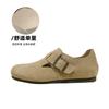 Retro Women's Winter Velvet New Inner Height-increasing Thick-soled Fluffy Shoes Single Shoes Soft-soled Doudou Shoes
