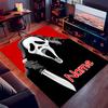 Custom Personalization Ghostface Print Area Rug - Soft, Washable Non-Slip Indoor Mat,Living Room,Home&Office Decorative Rug