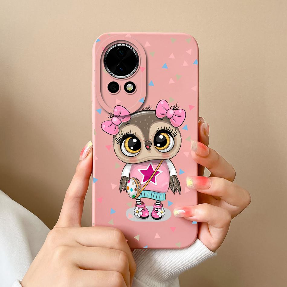 For Huawei Nova 12 Pro Ultra Phone Case Love Heart Liquid Silicone Camera Protection Back Cover For Huawei Nova12 12Pro 12Ultra