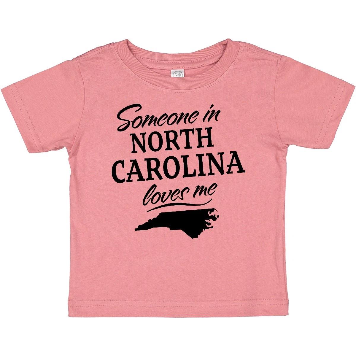 Inktastic Someone In North Carolina Loves Me Baby T-Shirt State Home Family Kids 160