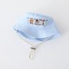 Kids' Cartoon Cute Bucket Hat - Spring/Autumn Sun Protection for Boys & Girls, Korean Style