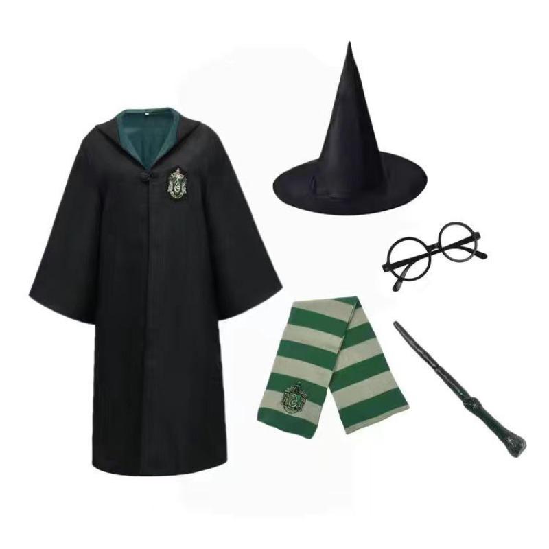 Harry Potter Cosplay Kostüm Magier Robe Kleidung Zubehör Erwachsene Kinder Schuluniform Halloween Umhang