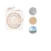 Retro Floral Mandala Stencil Template for Art Journals and Graffiti - PET Plastic Ruler