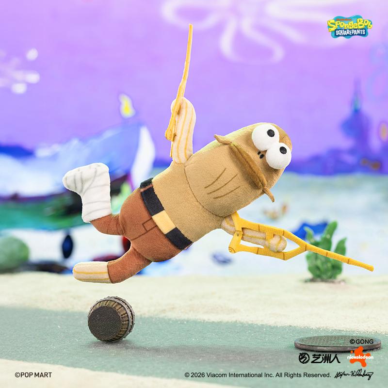POP MART Amici di Bikini Bottom - Serie 2 Peluche Fantasiosi Scatola a Sorpresa