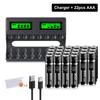 1.5V AAA Rechargeable Battery1.5V AAA Lithium Ion Battery Replacement AAA Cell Batteries For Clock Remotes+1.5V AAA AA Battery Charger