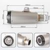 Scarico Compatibile per Motociclette CFMOTO 675/450, KEEWAY 450RR, WUXI RR660SS1000RR