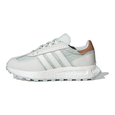 Originals Retropy E5 Classique Confortable Durable Chaussures de Running Basses Baskets Femme Blanc Marron JH7203