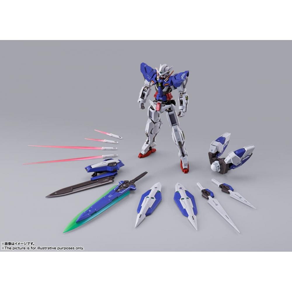 METAL BUILD Mobile Suit Gundam 00 Enthüllte Chronik Gundam Devise Exia ca.. 180 mm große, bewegliche Figur aus ABS, PVC und Druckguss, bemalt