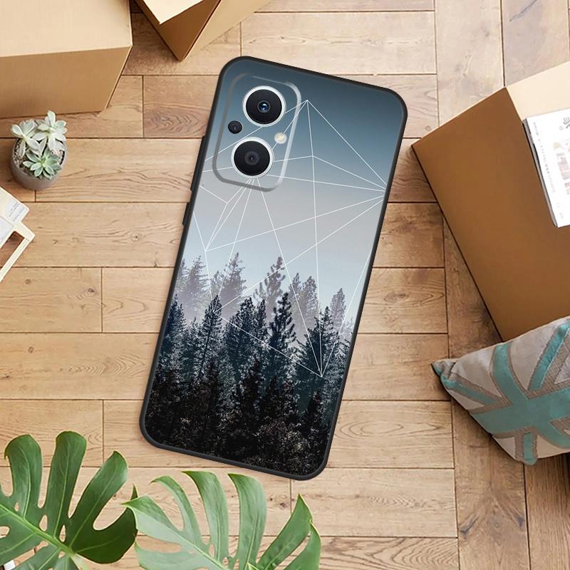 

Forest Geometry Wood Nature Phone Case For OPPO Reno 14 12 11 13 F 10 Pro 8T 7 8 Lite OPPO Find X8 X6 X5 X9 Pro Cover OPPO Reno8 T 4G